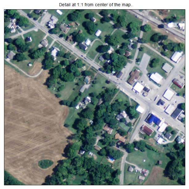 Trenton, Kentucky aerial imagery detail