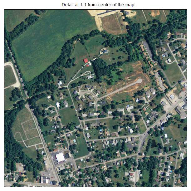Vine Grove, Kentucky aerial imagery detail