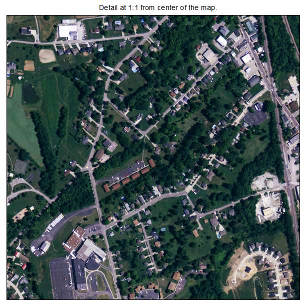 Walton, Kentucky aerial imagery detail