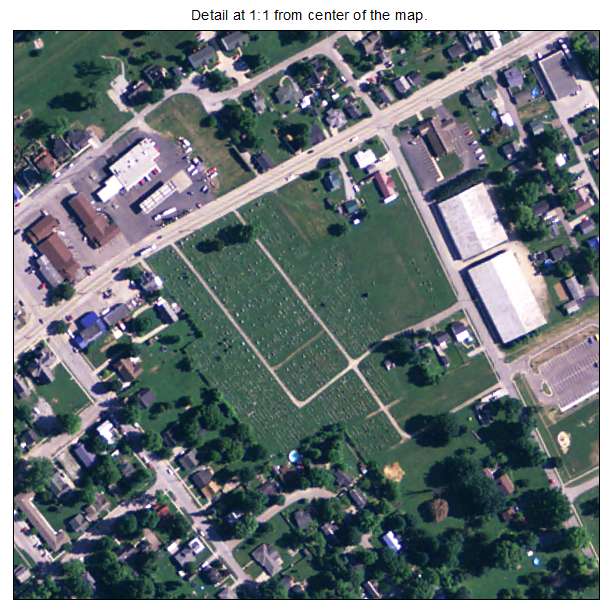 Warsaw, Kentucky aerial imagery detail