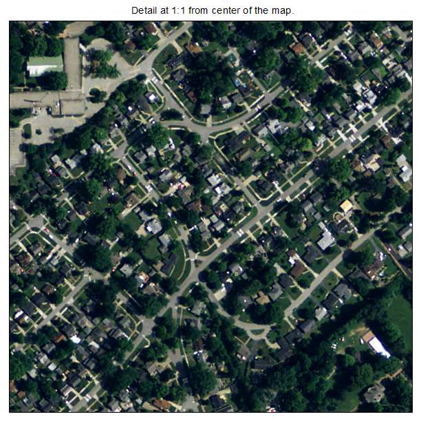 Wellington, Kentucky aerial imagery detail