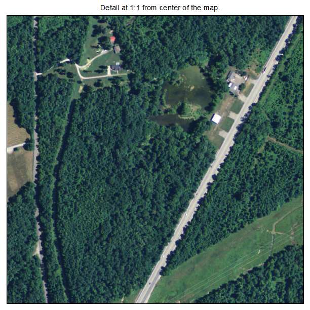 West Point, Kentucky aerial imagery detail