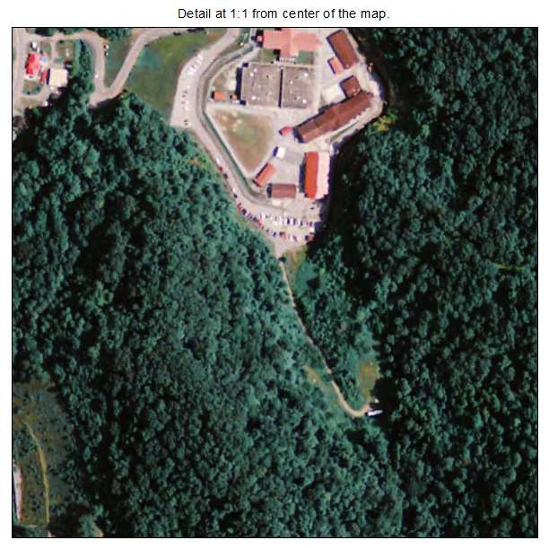 Wheelwright, Kentucky aerial imagery detail