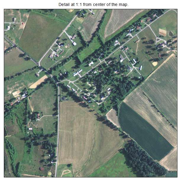 White Plains, Kentucky aerial imagery detail