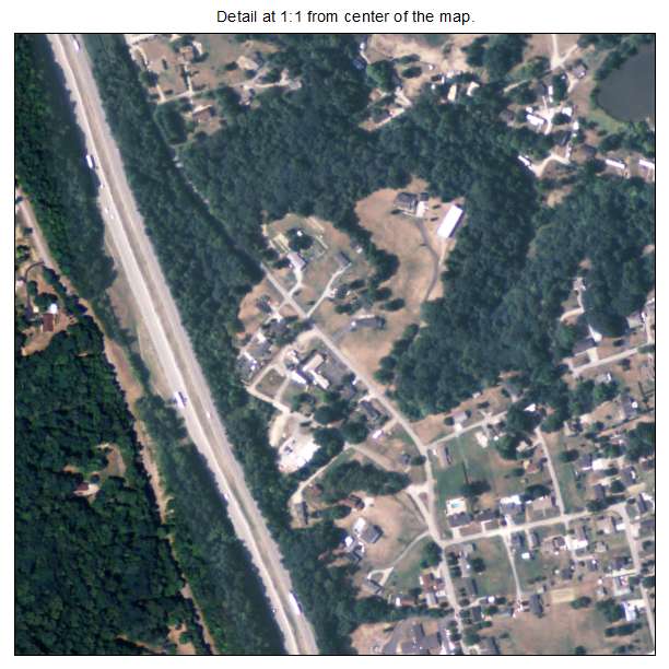 Williamsburg, Kentucky aerial imagery detail