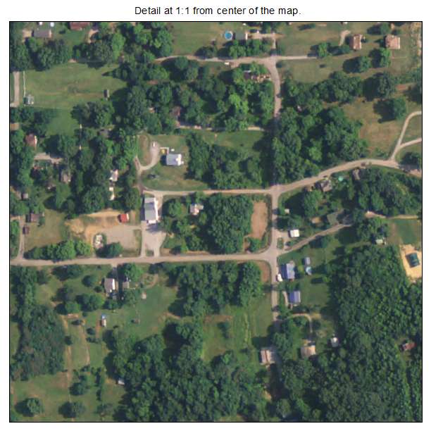 Woodbury, Kentucky aerial imagery detail