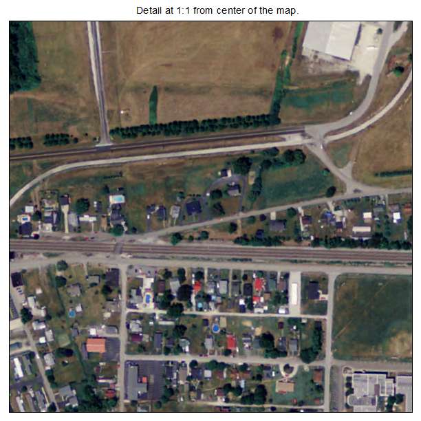 Wurtland, Kentucky aerial imagery detail