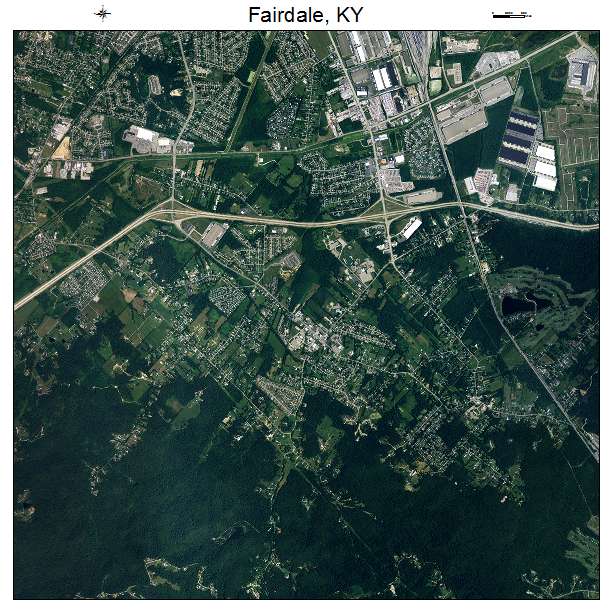 Fairdale, KY air photo map
