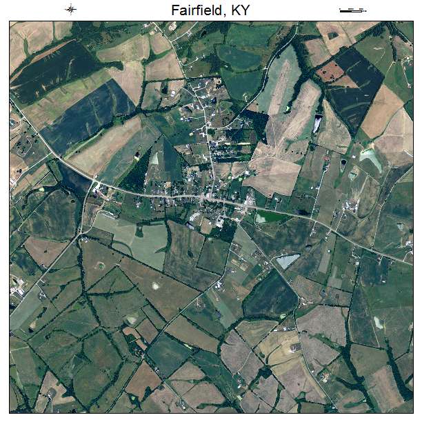 Fairfield, KY air photo map