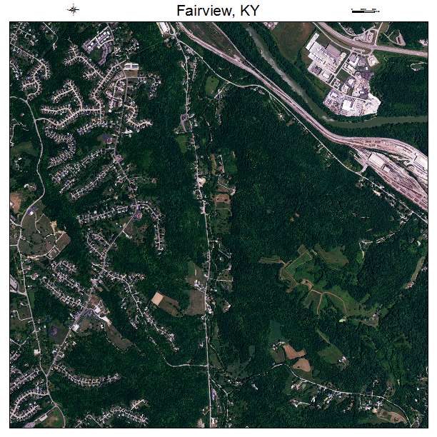 Fairview, KY air photo map