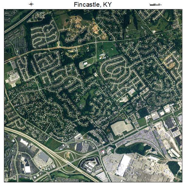 Fincastle, KY air photo map