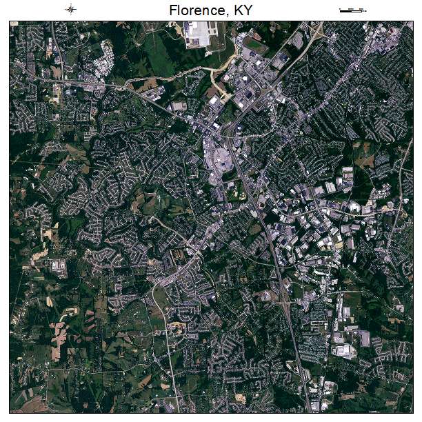 Florence, KY air photo map