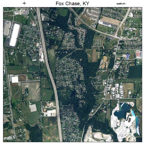 Fox Chase, KY air photo map