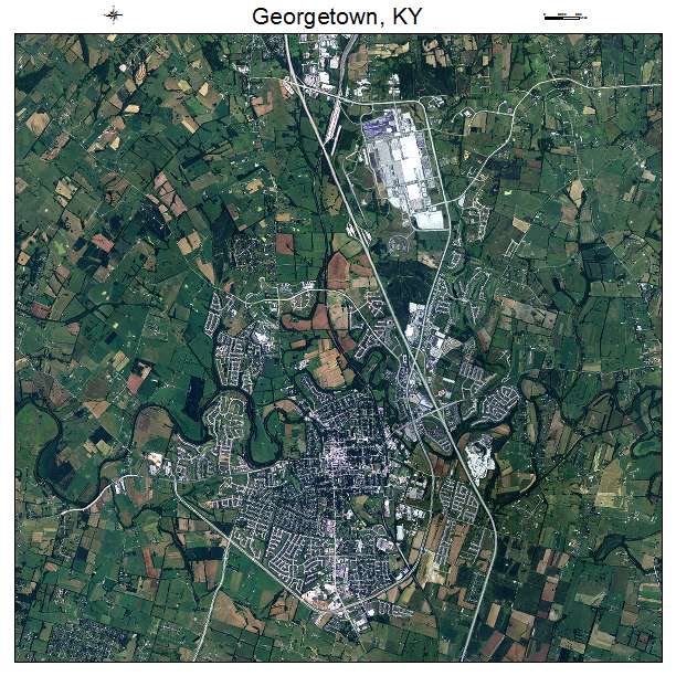 Georgetown, KY air photo map