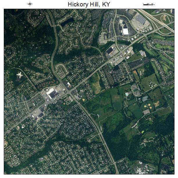 Hickory Hill, KY air photo map