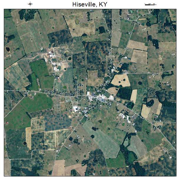 Hiseville, KY air photo map