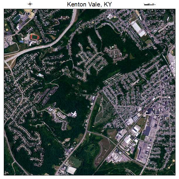 Kenton Vale, KY air photo map