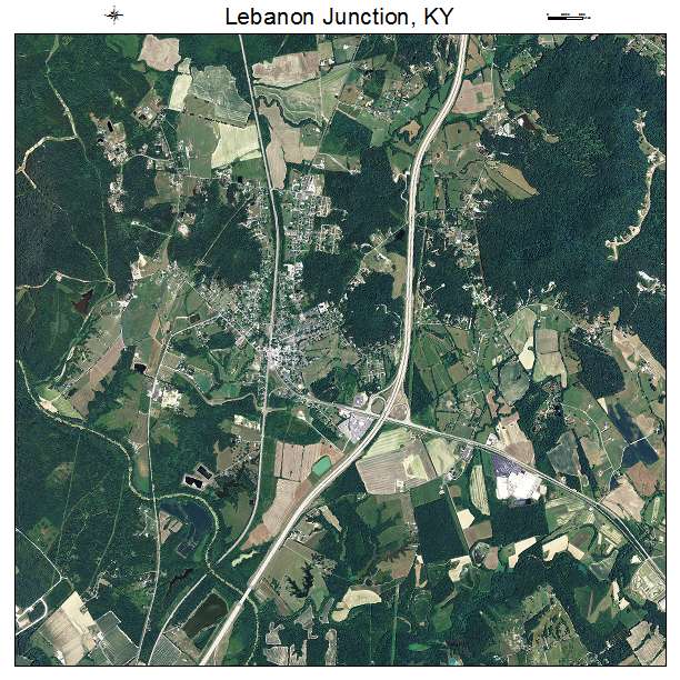 Lebanon Junction, KY air photo map