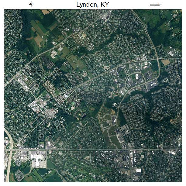 Lyndon, KY air photo map