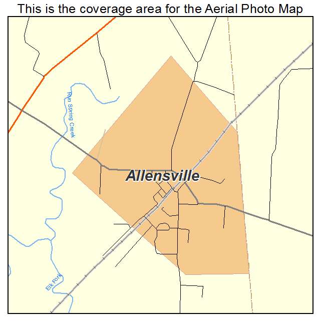 Allensville, KY location map 