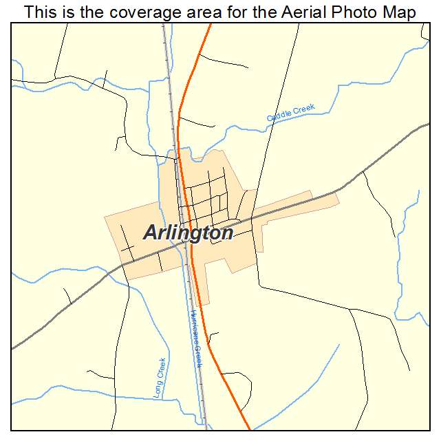 Arlington, KY location map 