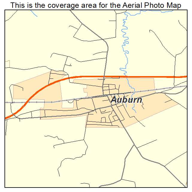 Auburn, KY location map 