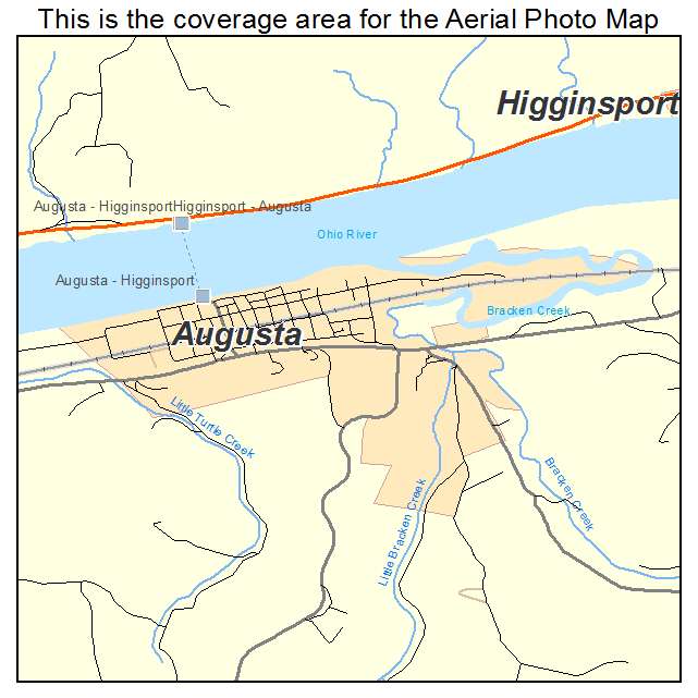 Augusta, KY location map 