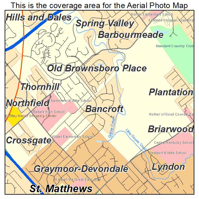 Bancroft, KY location map 
