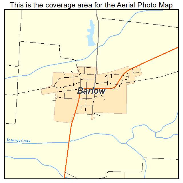 Barlow, KY location map 