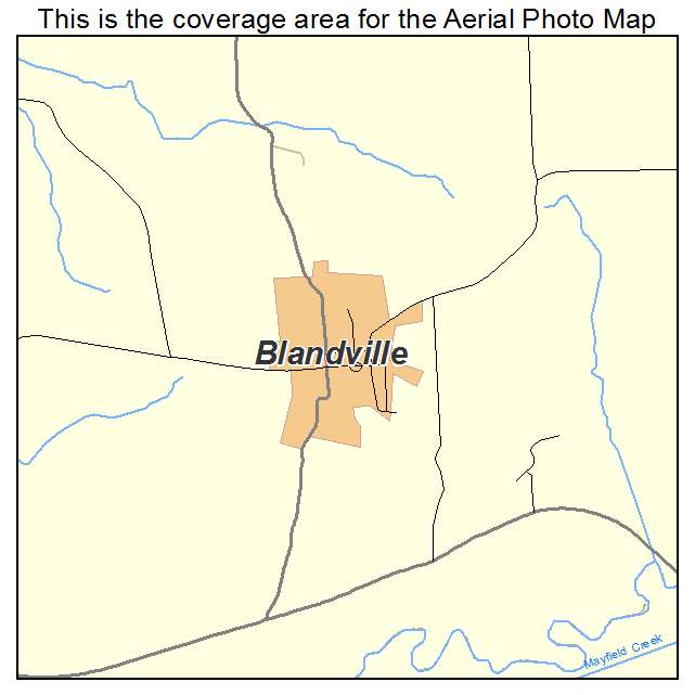 Blandville, KY location map 
