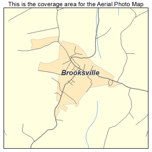 Brooksville, KY location map 