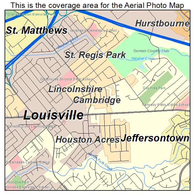 Cambridge, KY location map 