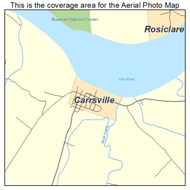 Carrsville, KY location map 