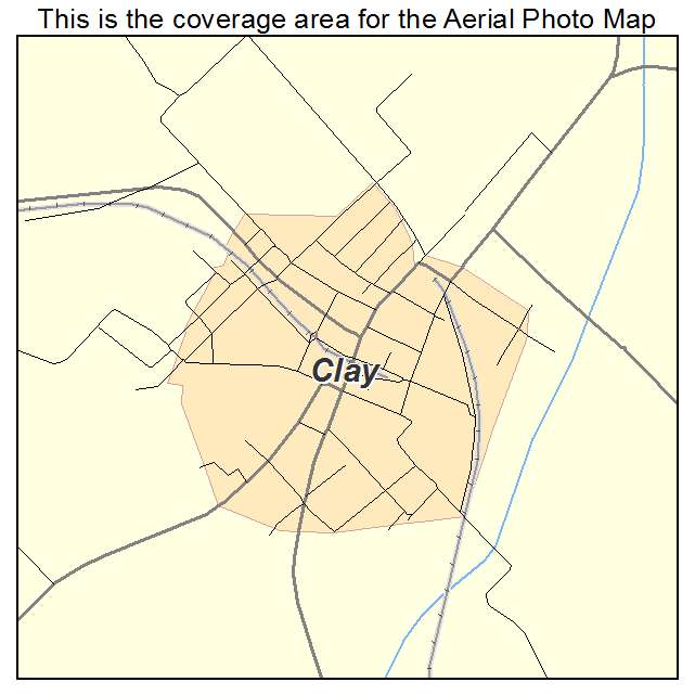 Clay, KY location map 