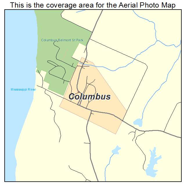 Columbus, KY location map 