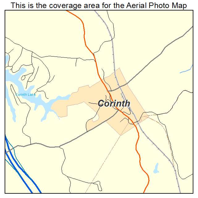 Corinth, KY location map 