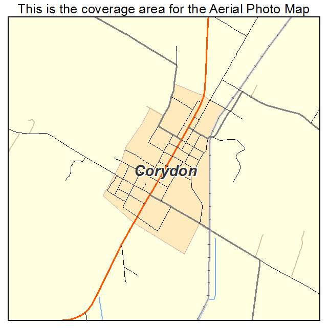 Corydon, KY location map 