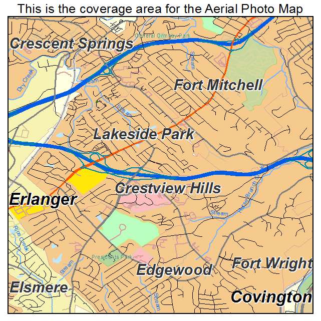 Crestview Hills, KY location map 