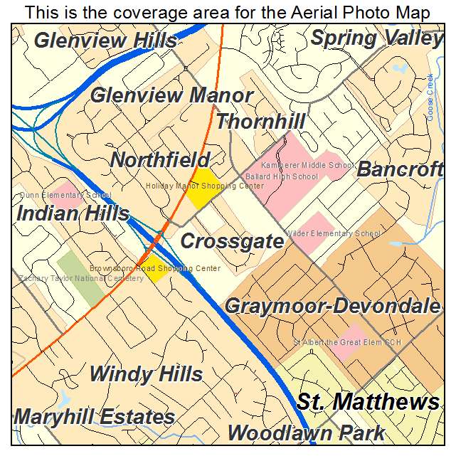 Crossgate, KY location map 