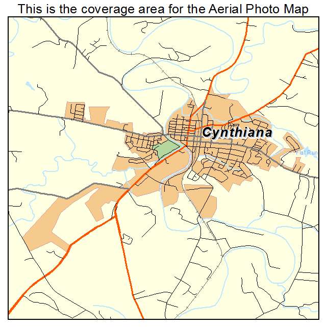 Cynthiana, KY location map 