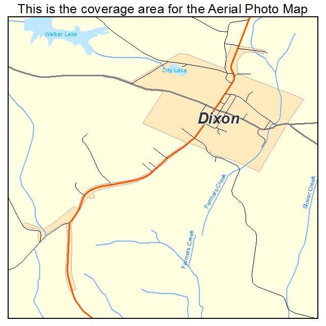 Dixon, KY location map 