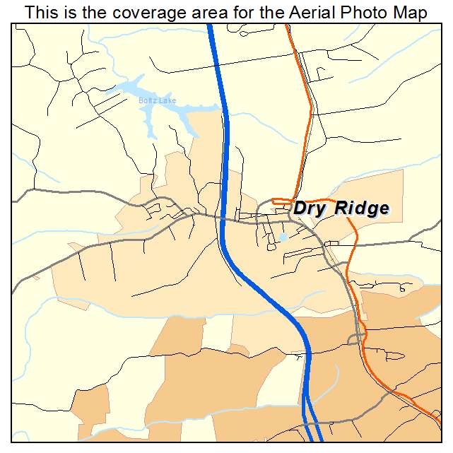 Dry Ridge, KY location map 