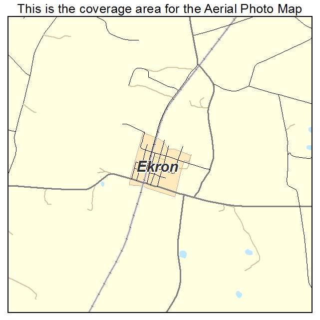 Ekron, KY location map 