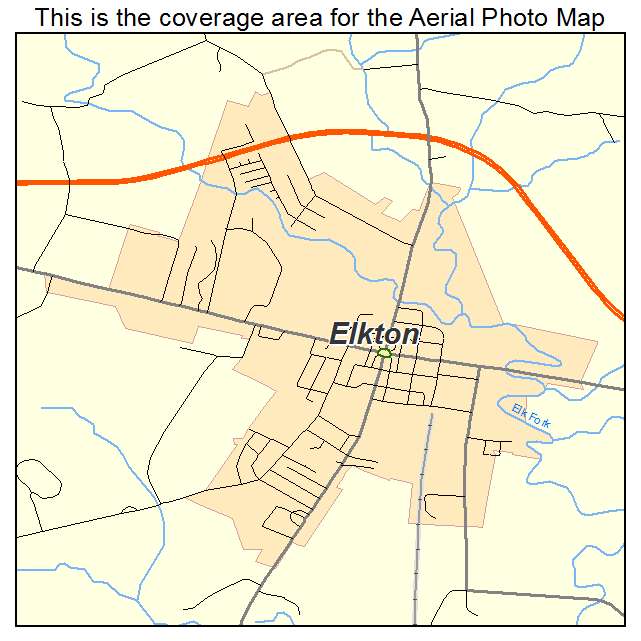Elkton, KY location map 
