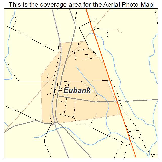 Eubank, KY location map 
