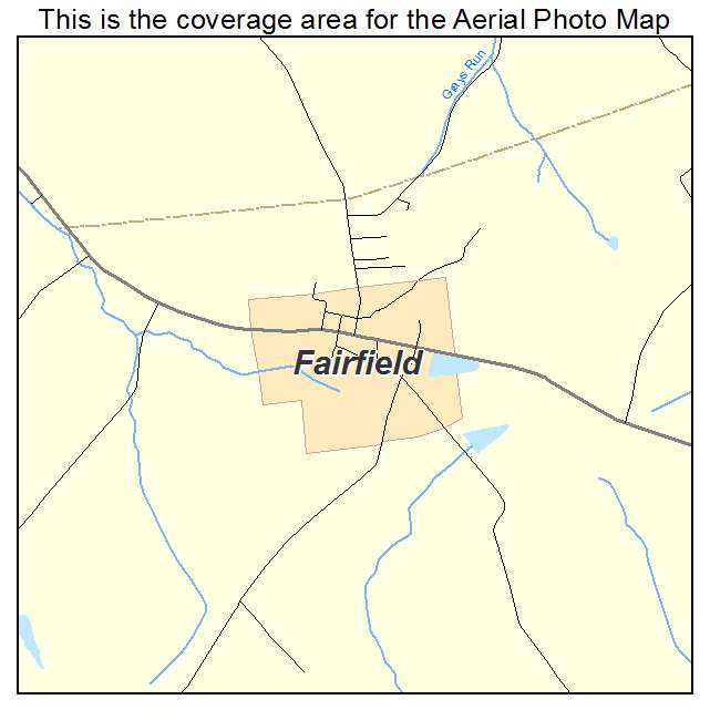 Fairfield, KY location map 