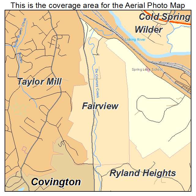 Fairview, KY location map 