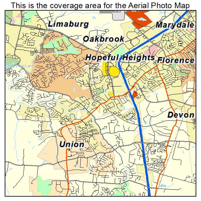 Florence, KY location map 