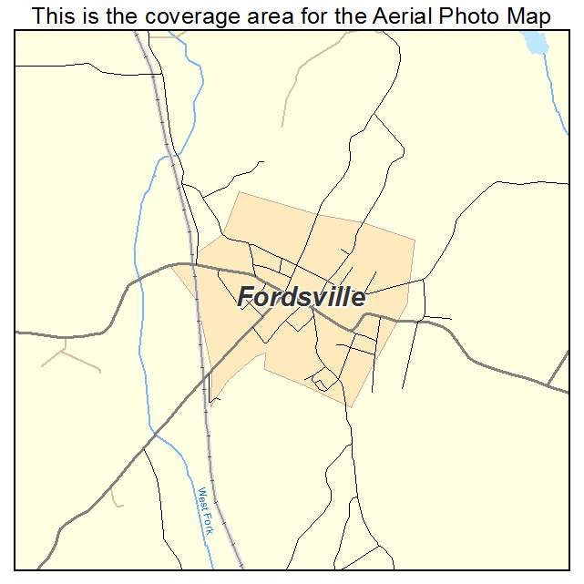 Fordsville, KY location map 