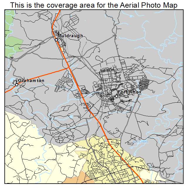 Fort Knox, KY location map 